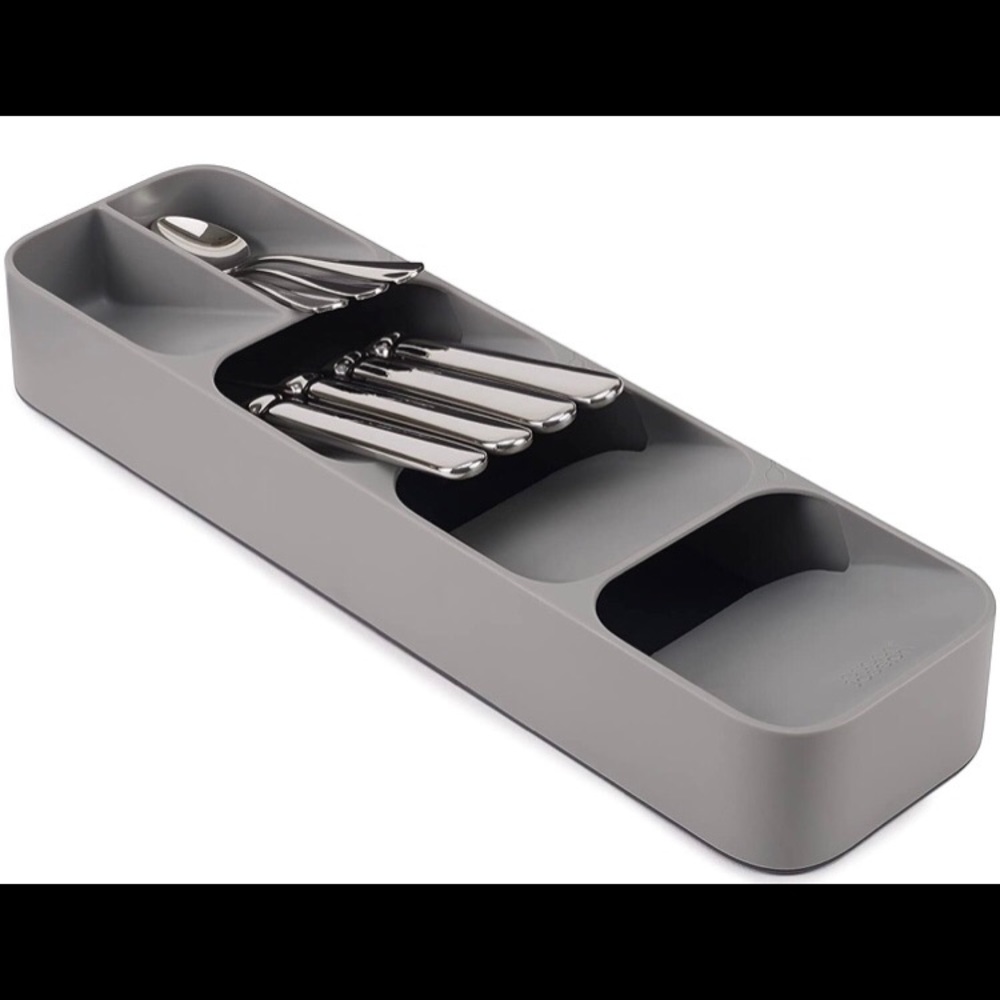 Joseph Joseph DrawerStore Compact Cutlery Organizer Kitchen Drawer Tray, Small